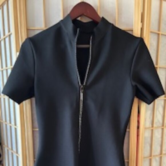 Bella Barnett Front Crystal Zip Midi Dress - Picture 2 of 6